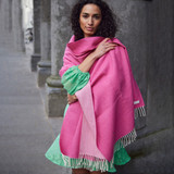 McNutt of Donegal Raspberry Rose Pashmina_10001