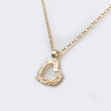 Martina Hamilton 9K Gold Heaven Heart Pendant_10001