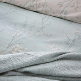 Laura Ashley Pussy Willow Duck Egg King Quilt Set_10003