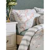 Laura Ashley Belvedere Duck Egg Super King Quilt Set_10003