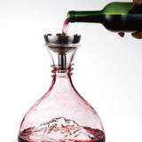 Killarney Crystal Iceberg Decanter with Aerator_10003