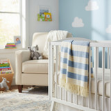 Whispering Blue Baby Blanket