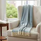 Supersoft Lambswool Throw Topaz