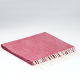 McNutt of Donegal Merino Lambswool Strawberry Spotted Scarf_10001