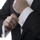 Newbridge Rectangle Etched Cufflinks_10001