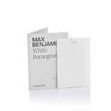 Max Benjamin White Pomegranete Scented Card _10001