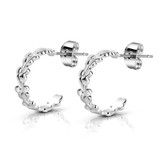 Newbridge Buttercup Floral Hoop Earrings_10001