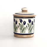 Nicholas Mosse Blue Blooms Lidded Sugar Bowl _10001