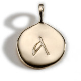 Enibas Anam 9K Gold Initial Charm_10001