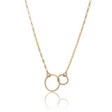 Scribble & Stone 14kt Gold Fill Interlock Link Chain _10001