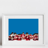 Sketchico Cork Team Talk Framed Print 10" x 12"_10001