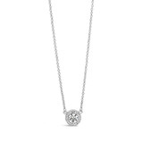 Absolute Round Swarovski Stone Silver Pendant_1