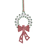 Newbridge Christmas Wreath with Bow Tree Decoration_0