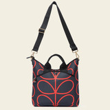 Orla Kiely Carrygrab Bucket Bag Linear Stem Navy_0