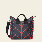 Orla Kiely Carrygrab Bucket Bag Linear Stem Navy_1