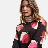 Regatta Orla Kiely Long Sleeve Winter Tee Shadow Elm Pink 3