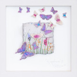 Rebeka Kahn 'Happiness' 26 cm x 26 cm