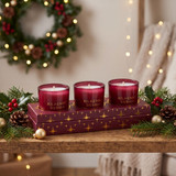 Kilkenny Exclusive Cinnamon & Cloves Trio Candle Gift Set