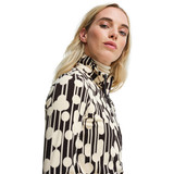 Regatta Orla Kiely Zip Neck Fleece Black_10004