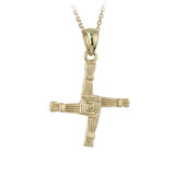 10K Gold St. Brigid's Cross Pendant
