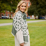 Patrick Francis 100% Viscose Thyme & Grey Celtic Reversible Scarf
