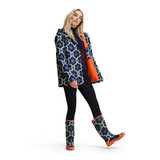 Regatta Orla Kiely Waterproof Rain Mac Navy_10003