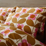 Orla Kiely Stem Bloom Saffron King Quilt Set Orla Kiely Stem Bloom Saffron King Quilt Set