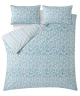 Laura Ashley Cariad Spray Newport Blue King Quilt Set Laura Ashley Cariad Spray Newport Blue King Quilt Set