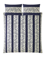 Orla Kiely Sycamore Stripe Space Blue Double Quilt Set