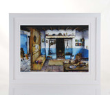 My Best Friend White Framed Art Print