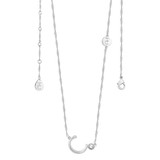 Silver Initial Pendant