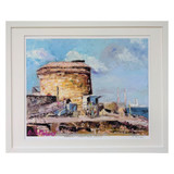 Ruth Moloney "Chinwag Martello Tower Seapoint" Framed Print_10001
