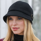 Flapper Ladies Cap Black