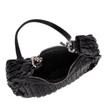 Maia Embossed Crossbody Bag Black