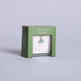 Gold Plated Enamel Shamrock Pendant