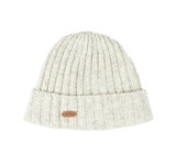 Men's Rib Pullon Hat Turnup Oatmeal 