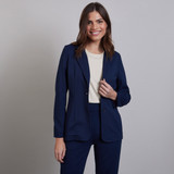 Full Moon Casual Jersey Blazer Navy