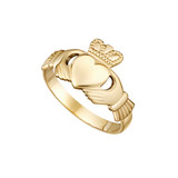 Solvar 10K Gold Claddagh Ring_10001