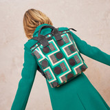 Orla Kiely Carry Backpack Balcony Spot Emerald