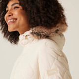 Fritha III Ladies Quilt Jacket Cream
