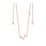 Tipperary Crystal Rose Gold Initial Pendant _10018
