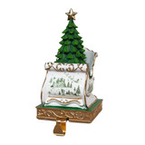 Tree On Sleigh Stocking Holder
