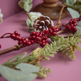 Eucalyptus, Berry & Pinecone Garland - 1.5m