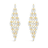 Gold & Crystal Chandelier Earrings