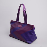 Chevron Oversized Canvas Tote Bag Siren Print