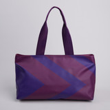 Chevron Oversized Canvas Tote Bag Siren Print