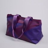 Chevron Oversized Canvas Tote Bag Siren Print