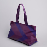 Chevron Oversized Canvas Tote Bag Siren Print