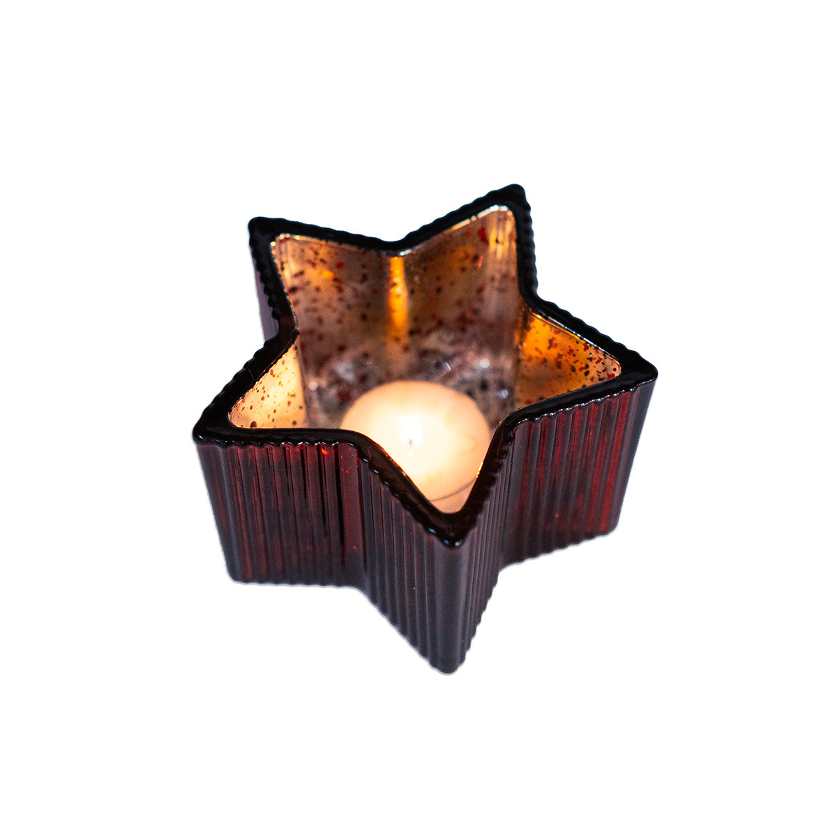 Red Star Candle Holder Small Kilkenny Design