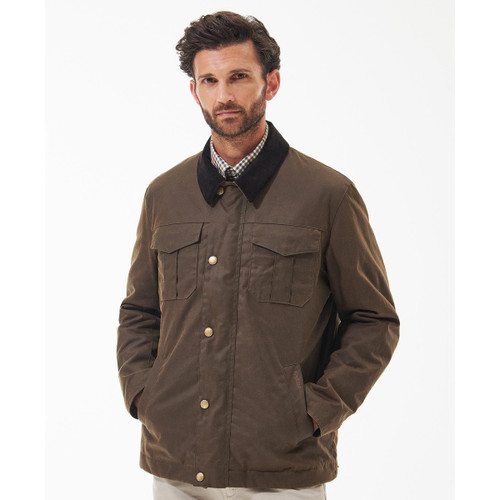 Barbour Spen Classic Wax Jacket Brown | Kilkenny Design